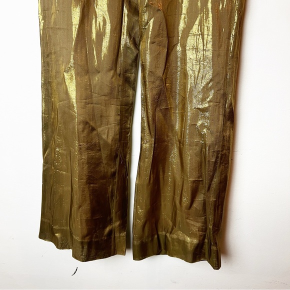 SZ 26 10 Crosby Derek Lam Gold Trouser Pants - Picture 6 of 8
